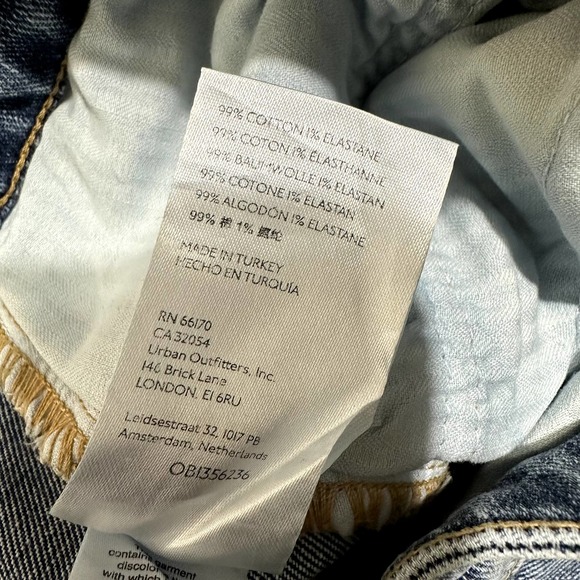 NEW Free People Thunderbird Flare Jeans in Electric Blue Size 32 - Picture 6 of 7